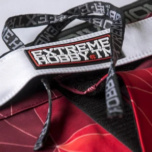 Extreme Hobby Spodenki, Grappling Polska, rozmiar 2XL, czerwony - Kimona, stroje i obuwie - miniaturka - grafika 6