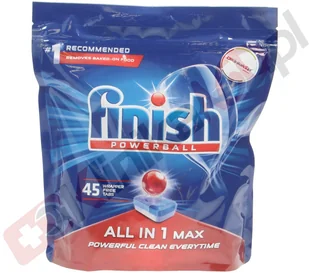 Finish Finish All in 1 Max tabletki do mycia naczyń w zmywarkach 45szt - Środki do zmywarek - miniaturka - grafika 2