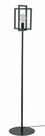 Lampy stojące - Sigma czarna lampa podłogowa z kwadratowym kloszem EDEN 50254 lampa stojąca w stylu loft geometryczny klosz 50254 - miniaturka - grafika 1