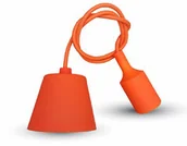 Lampy sufitowe - V-TAC V-TAC lampa wisząca silikonowa VT-7228 E27 pomarańczowa SKU 3484 - miniaturka - grafika 1