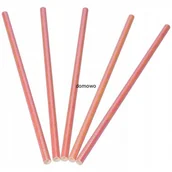 Słomki do napojów - PAPIEROWE SŁOMKI HOLOGRAFICZNE RÓŻOWE 25 szt - miniaturka - grafika 1