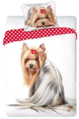 Pościel - Faro Pościel BEST FRIENDS Pies 140X200+1 Poszewka 70X90 FAO049 - miniaturka - grafika 1