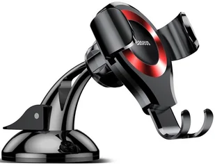 Baseus uchwyt samochodowy Osculum grawitacyjny czarno-czerwony SUYL-XP09 - Uchwyty samochodowe do telefonów - miniaturka - grafika 5