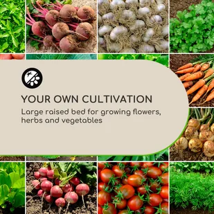 Blumfeldt High Grow Straight, podniesiona grządka, 200x90x100cm, 1800l, stal GDMB4-High-200*90-SI - Donice Blumfeldt High Grow Straight, podniesiona grządka, 200x90x100cm, 1800l, stal GDMB4-High-200*90-SI - Donice - miniaturka - grafika 4