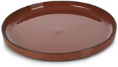 Talerze - Revol Talerz Obiadowy Płytki Porcelanowy Caractere Cynamon Brązowy 28 Cm - miniaturka - grafika 1