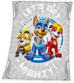 Koce i narzuty dla dzieci - Koc Paw Patrol Mighty Pups, 130 x 160 cm - miniaturka - grafika 1