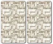 Pozostałe akcesoria kuchenne - Kesper Kesper 36540 13 szklana płyta do krojenia motyw: beton  wymiary: 52 x 30 x 0,8 cm, szkło szare, 2 sztuki 36540 13 - miniaturka - grafika 1