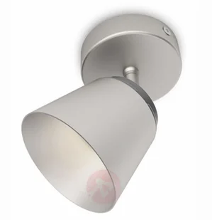 Matowy, chromowany spot LED Dender - Lampy ścienne - miniaturka - grafika 2