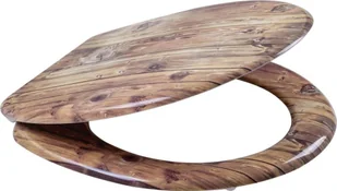 Ridder Deska sedesowa Deska toaletowa Chalet brązowa - Deski sedesowe - miniaturka - grafika 5