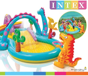 Intex Basen Wodne Centrum Zabaw Dinozaur 57135 - Baseny ogrodowe - miniaturka - grafika 17