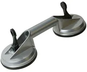 Akcesoria do elektronarzędzi - Silverline 456945 podwójny podnośnik ze ssawkami z aluminium o profesjonalnej jakości, 100 kg 456945 - miniaturka - grafika 1