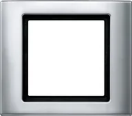 Wyłączniki światła i elektryczne - Merten 400160 Aqua designerska ramek, 1-krotnie, aluminium 1325962 - miniaturka - grafika 1