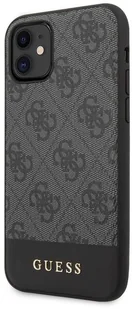 Guess 4G Bottom Stripe Collection Etui iPhone 11 szary 10_15899 - Etui i futerały do telefonów - miniaturka - grafika 3