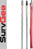 Sprzęt geodezyjny - SurvGeo Łata niwelacyjna aluminiowa z podwójnym podziałem 7m z pokrowcem 1009710 - miniaturka - grafika 1