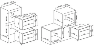 Piekarnik do zabudowy Smeg SF4390MCX - Piekarniki do zabudowy - miniaturka - grafika 3