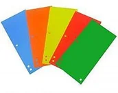 Szkolne artykuły papiernicze - Przekładki kartonowe 1/3 A4 100 szt.czerwone D.REC - miniaturka - grafika 1