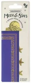 Zakładki do książek - Bookminders Moon&Stars zestaw 4 metalowych zakładek - miniaturka - grafika 1