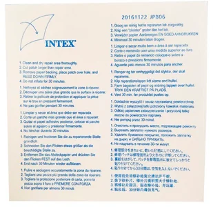 Intex 6 ŁATEK NAPRAWCZYCH basen,,ponton 59631 - Pontony - miniaturka - grafika 6