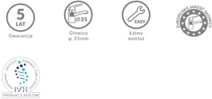 Kuchinox Dima bateria umywalkowa stojąca z wylewką U czarny mat BQD728D - Baterie umywalkowe - miniaturka - grafika 4