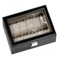 Pudełka i szkatułki - Murrano Szkatułka Kuferek na Zegarki GRAWER Time Keeper SZKT-ZG-A-020 - miniaturka - grafika 1