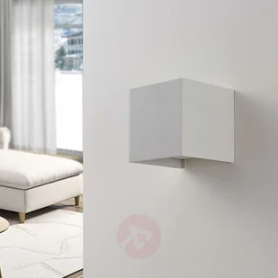 Lampenwelt com Sześcienny kinkiet LED Zuzana, G9, ściemniany - Lampy ścienne - miniaturka - grafika 3