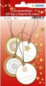 Zeszyty szkolne - Herma Zawieszki złote Boże Narodzenie okrągłe OD 24,99zł - miniaturka - grafika 1