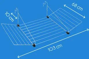 Metaltex Tomado Wisząca suszarka na pranie Tilburg, 12 m - Suszarki na ubrania - miniaturka - grafika 5