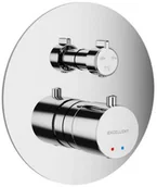 Baterie podtynkowe - Excellent AREX.1248CR Pi Bateria prysznicowo-wannowa podtynkowa termostatyczna 3-funkcyjna - miniaturka - grafika 1