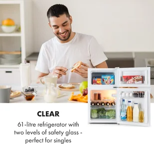 Lodówka Klarstein DSM2-BigDaddy-WH - Lodówki - miniaturka - grafika 4