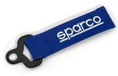 Breloki - Sparco Breloczek skórzany do kluczy Sparco niebieski 099070AZ - miniaturka - grafika 1