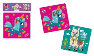 Roter Kafer Piankowe puzzle 2w1. Jednorożec i lama - Maty piankowe - miniaturka - grafika 2