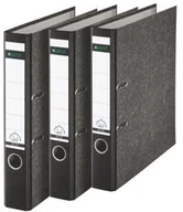 Segregatory - Leitz segregator wysokiej jakości, A4, 3 szt. w zestawie, czarny wąskie 4002432365524 - miniaturka - grafika 1