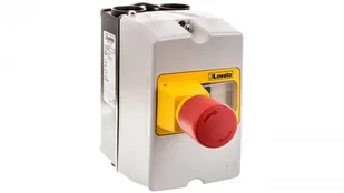 LOVATO Obudowa do montażu powierzchniowego IP65 do SM1P szerokość 80mm w komplecie przycisk awaryjnego zatrzymania SM1Z1702P SM1Z1702P - Silniki elektryczne i akcesoria - miniaturka - grafika 2