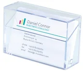 Pudła i kartony archiwizacyjne - Sigel VA110 kart pudełko na 100 wizytówek w formacie karty kredytowej 86 X 56 mm VA110 - miniaturka - grafika 1