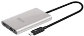 Adaptery i przejściówki - Club 3D Splitter Club 3D CSV-1577 Thunderbolt 3 to Dual DisplayPort 1.2 4K60Hz UHD Adapter CSV-1577 - miniaturka - grafika 1