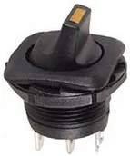 Podzespoły elektroniczne - Velleman Włącznik tablicowy kołyskowy POWER ROCKER SWITCH 5A-250V SPST ON-OFF - WITH AMBER LED LIGHT R1945A/A - miniaturka - grafika 1