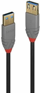 Lindy 36760 Przedłużacz USB 3.0 A-A Anthra Line 0,5m LY-36760 - Kable komputerowe i do monitorów - miniaturka - grafika 2