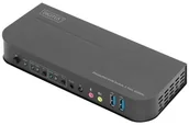 Przełączniki KVM - Digitus DS-12850 - KVM / audio / USB switch - 2 ports DS-12850 - miniaturka - grafika 1