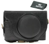 Akcesoria fotograficzne - MegaGear megagear "prawdziwej skóry torba na aparat fotograficzny  pokrowiec ochronny dla Sony Cyber-shot DSC-RX100 V, gotowe do" DSC-RX100 IV MG874 - miniaturka - grafika 1