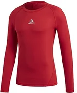 Gadżety dla kibiców - Adidas męski Alpha Skin LS Tee Shirt, czerwony CW9490 - miniaturka - grafika 1
