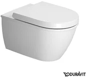 Miski WC - Duravit Darling New Miska WC podwieszana 37x54 cm lejowa biała z powłoką WonderGliss 25450900001 - miniaturka - grafika 1