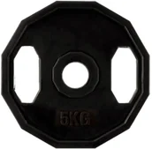 Pozostały sprzęt siłowy - HMS Talerz olimpijski ogumowany 5 kg - miniaturka - grafika 1