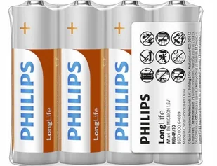 Philips R6 AA LONGLIFE F4 LongLife PH-R6L4F/10 - Baterie i akcesoria - miniaturka - grafika 2