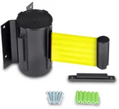 Akcesoria do reklamy - Kaseta ścienna czarna z taśmą żółtą 2,2m - miniaturka - grafika 1