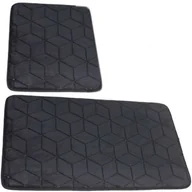 Dywaniki łazienkowe - Euromat Dywaniki Łazienkowe Sumba Czarny 31 - Dwuczęściowy 13550 - miniaturka - grafika 1