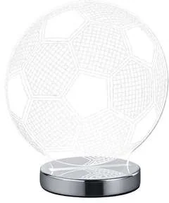 Trio RL Ball R52471106 lampka stołowa lampa 1x7W LED 3000+4000+6500K chrom / transparentny - Lampy stojące - miniaturka - grafika 2