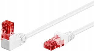 Kabel LAN Patchcord CAT 6 U/UTP 1x90 BIAŁY 10m - Patchcordy - miniaturka - grafika 2