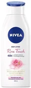 Balsamy i kremy do ciała - Nivea Rose Touch balsam do ciała 400ml 105234-uniw - miniaturka - grafika 1