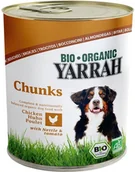 Mokra karma dla psów - Yarrah DLA PSA) KAWAŁKI KURCZAKA Z POKRZYWĄ I POMIDOREM EKO 820 g bioplanet-8714265071904 - miniaturka - grafika 1