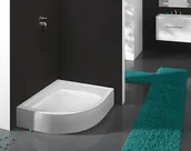 Brodziki prysznicowe - Sanplast Free Line BP/FREE 80x80x5  615-040-1420-01-000 biały - miniaturka - grafika 1